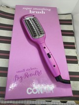 CONAIR Super Smoothing Brush Small Styler Big Results On -The- Go Styling FSHP - £15.63 GBP