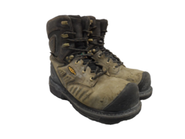 Keen Men&#39;s 8&quot; Philadelphia CSA Int. Met WP Carbon-Fiber Toe Boots Brown Size 7EE - £34.16 GBP