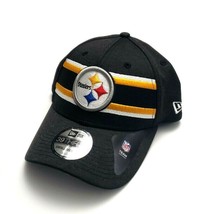 New Era Pittsburgh Steelers NFL 3930 OF 2018 SBLIII Flex Fitted Hat Black S/M - £23.57 GBP