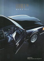 1989 Lincoln MARK VII sales brochure catalog US 89 MK7 LSC Bill Blass - £7.99 GBP
