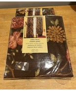 New Pier 1 Ashley Floral Window Panels (2) Pakistan Browns Reds Gold 52 ... - $2,373.53 MXN