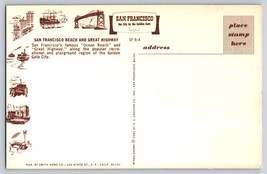 Postcard San Francisco Meets The Mighty Pacific San Francisco, CA Aerial... - £3.58 GBP