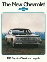 1979 Chevrolet Caprice Classic Impala Brochure Catalog Chevy 79 - £4.79 GBP