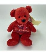 Mall of America Red Beanie Bear Minnesota USA Plush Toy 8&quot; Star Vintage ... - $19.80 CAD