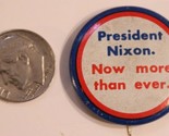 President Nixon Pinback Button Political Richard Nixon Vintage Now More ... - £3.87 GBP