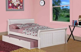 Kylie Full Sleigh Bed with Trundle - £618.44 GBP