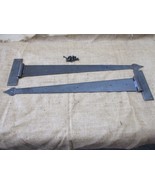 2 HUGE Strap T Hinges 24&quot; Tee Hand Forged Gate Barn Rustic Medieval Iron... - €64,90 EUR
