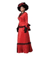 Women&#39;s Black Victorian Sadie Dress Theater Costume L - £204.44 GBP+