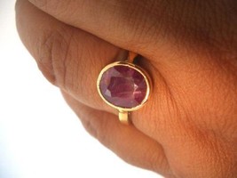 EARTHMINED GENUINE NATURAL REAL RUBY RING AVLB - $0.00 MXN