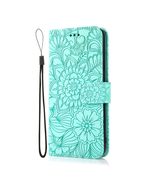 Generic Case for iPhone 15 Plus (Color : Green) Leather Flower Pattern M... - $73.86 CAD