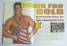 KURT ANGLE Signed Magazine WF Integrities WWE Wrestling Autograph image 5