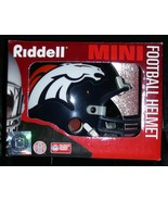 RIDDELL REPLICA DENVER BRONCOS MINI FOOTBALL NFL HELMET Great for Autogr... - £19.65 GBP