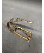 Victorian Edwardian Scarf Clip Sash Belt Buckle Rose Gold Embellished Rh... - $9,120.86 MXN