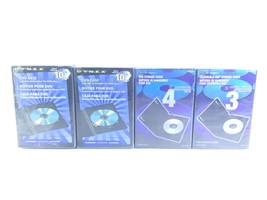 2x DYNEX 10 pack DVD Case - Electra 4 &amp; 3 DVD Storage Cases All New &amp; Sealed - $23.74