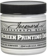 Jacquard Professional Screen Print Ink Water Soluable 4oz Jar Super Opaque  - $398.96 MXN