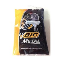 Bic Metal Quality Disposable Men&#39;s Shaving Razors, Best Single Blade, 10... - £23.10 GBP