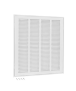 EZ-FLO 16 in. x 20 in. Ceiling Wall Steel Return Air Filter Grille White... - £20.46 GBP