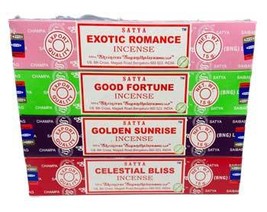 8 Varity Pack Satya Incense Stick 15 Gm W Burner - £22.22 GBP