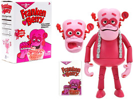 Franken Berry 6.25&quot; Moveable Figurine with Alternate Head and Cereal Box... - £32.64 GBP