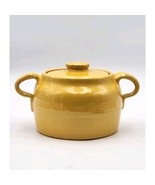 Bauer Plainware Bean Pot #2 Yellow with Lid &amp; Side Handles 8.75 Wide VTG... - €68,14 EUR