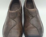 Keen 1009325 Brown Leather Slip On Oxford Casual Shoes Women&#39;s US 8.5 Lo... - $14.50