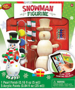 MasterPieces Works of Ahhh... Snowman Figurine Large Wood Paint Kit - £23.59 GBP