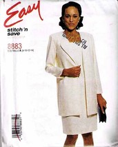 Misses' JACKET & DRESS 1997 McCall's Pattern 8883 Size 8-10-12-14 UNCUT - $12.00
