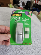 Scotch Pop-Up Tape Handband Dispenser with 1 Refill pad-75 Strips - New  - £15.15 GBP