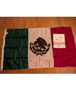 Messico Nazionale Dura-Lite Nylon Bandiera 0.9x1.5m Ottone Asola Dettra ... - $55.07
