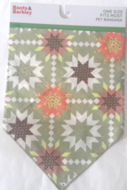 Boots &amp; Barkley Pet Bandana ~ One Size Fits Most ~ 1 Bandana ~ Cotton ~ New - $13.85