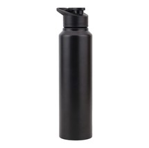 Stainless Steel Fridge Water Bottle For office Gym Set of 1 Plastic Sipper Cap - £17.58 GBP