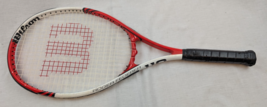 Wilson Tennis Racquet Roger Federer 110 Grip 4 3/8 L3 Power Strings - $14.84