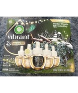 Air Wick Vibrant Essential Oil Refill, Winter Woods &amp; Frosted Ivy, Pack ... - $328.05 MXN