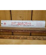  VTG Union 76 &amp; West Hills Union Tires Portland, OR 12&quot; Metal Ruler Adve... - $26.47 CAD