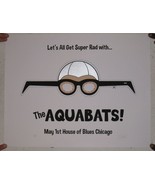 The Aquabats Poster Silkscreen Aqua Bats May 1 chicago HOB Gig Concert S/N - $123.92 CAD