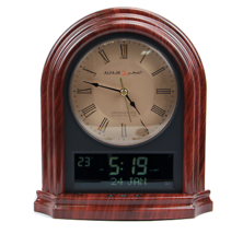 Alfajr Islamic Muslim Azan/Athan/Nimaz Reminder Digital Analog Wall Clock CA-21 - £80.60 GBP