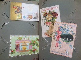 Lot of 45 Antique Christmas Postcards Early 1900s Easter Thanksgiving postmarked - £36.62 GBP