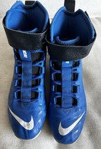 Nike Force Savage Shark 2 Football Cleats Men’s Size 10.5 Blue Game Royal Black - £50.20 GBP