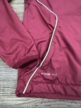 Nike Storm Fit Full Zip Windbreaker Jacket Women’s Size Small Burgundy/B... - £12.46 GBP