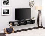 70&quot; Wide Wall Mounted Tv Stand, 70 Inch, Black - $240.99