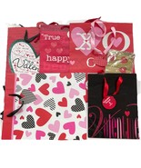 Valentine's Day Lot of 5 Different Gift Bags 13 x 10 x 5 (4) & 9 x 7.5 x 4.5 (1) - $15.00
