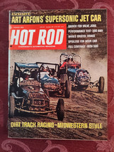 Rare HOT ROD Car Magazine August 1968 Dirt Track Auto Racing Art Arfon J... - £17.24 GBP