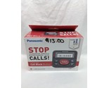 Panasonic Call Blocker Stop Calls! Telemarketer Robocall Trusted #s KX-T... - $79.19