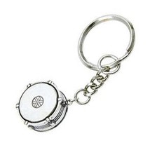 Silver Snare Drum Keychain - £47.15 GBP