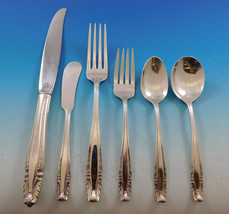 Stradivari by Wallace Sterling Silver Flatware Set for 12 Service 74 Pcs Dinner - £3,484.54 GBP