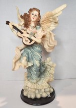 Vtg Collectible Angel With Mandolin Midwestern Home Products 14&quot; Tall Rare Boxed - £15.28 GBP