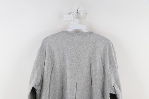 Vtg Carhartt Mens Large Distressed Spell Out Long Sleeve T-Shirt Heather Gray Item image 10