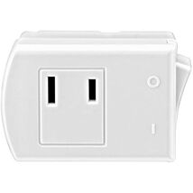 Leviton 13 amps Double Pole Rocker Plug-In Switch Tap White - $8.95