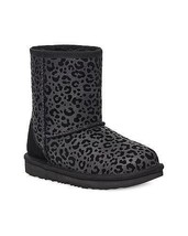 UGG Kids&#39; Classic II Glitter Leopard Boot 1112388K Black - $1,477.80 MXN