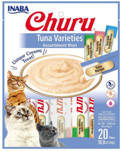 Inaba Churu Creamy Cat Treat - Tuna &amp; Chicken Varieties - £14.03 GBP+